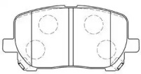 Комплект тормозных колодок AISIN A1N105